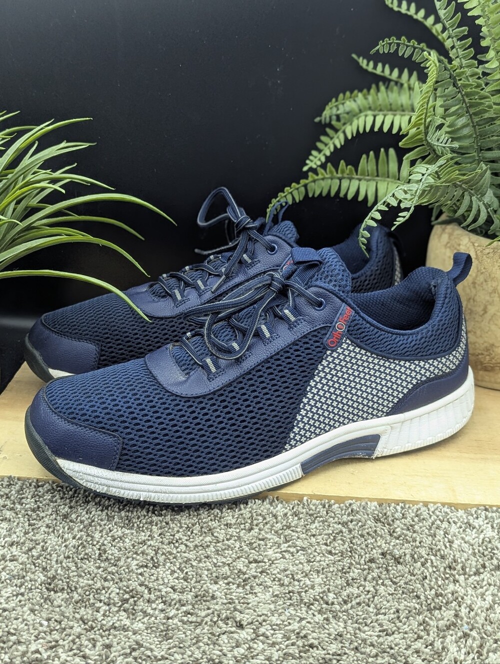 Orthofeet Edgewater Mens Size 15D Walking Casual Comfort Orthotic Shoes